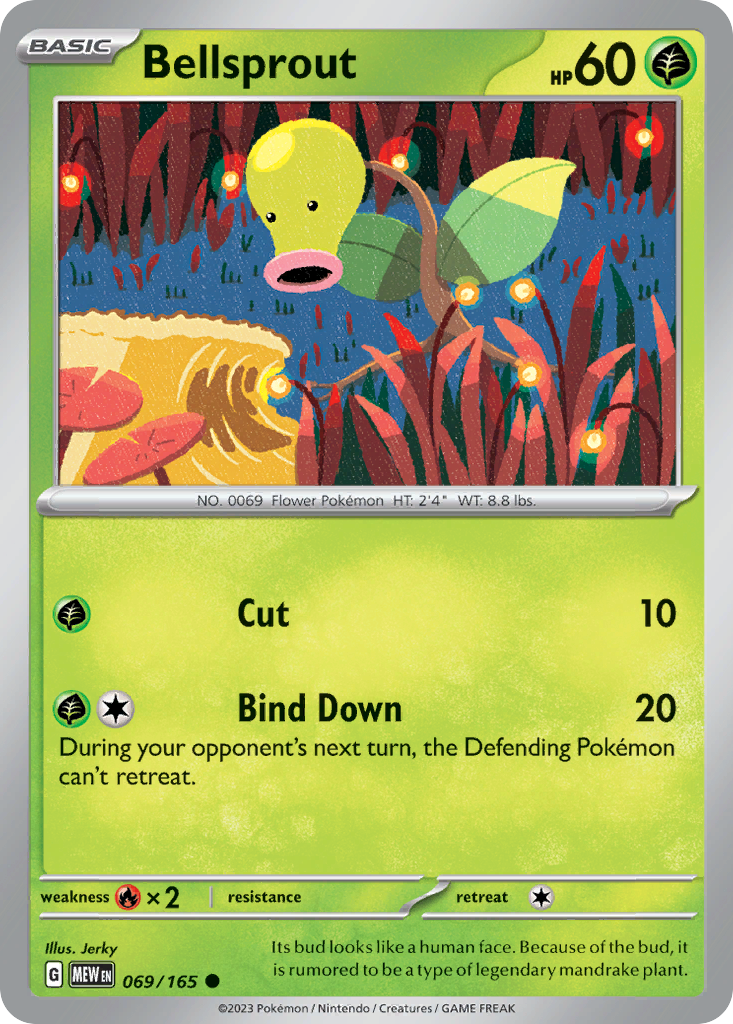 151 Set Bellsprout #69/165
