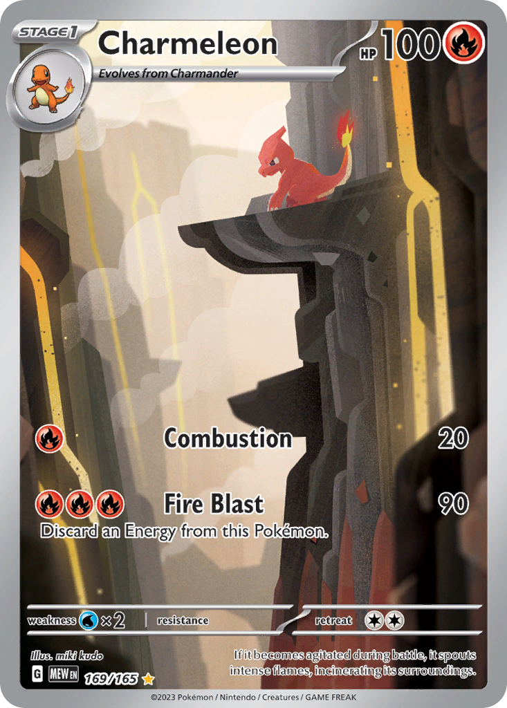 151 Set Charmeleon #169/165
