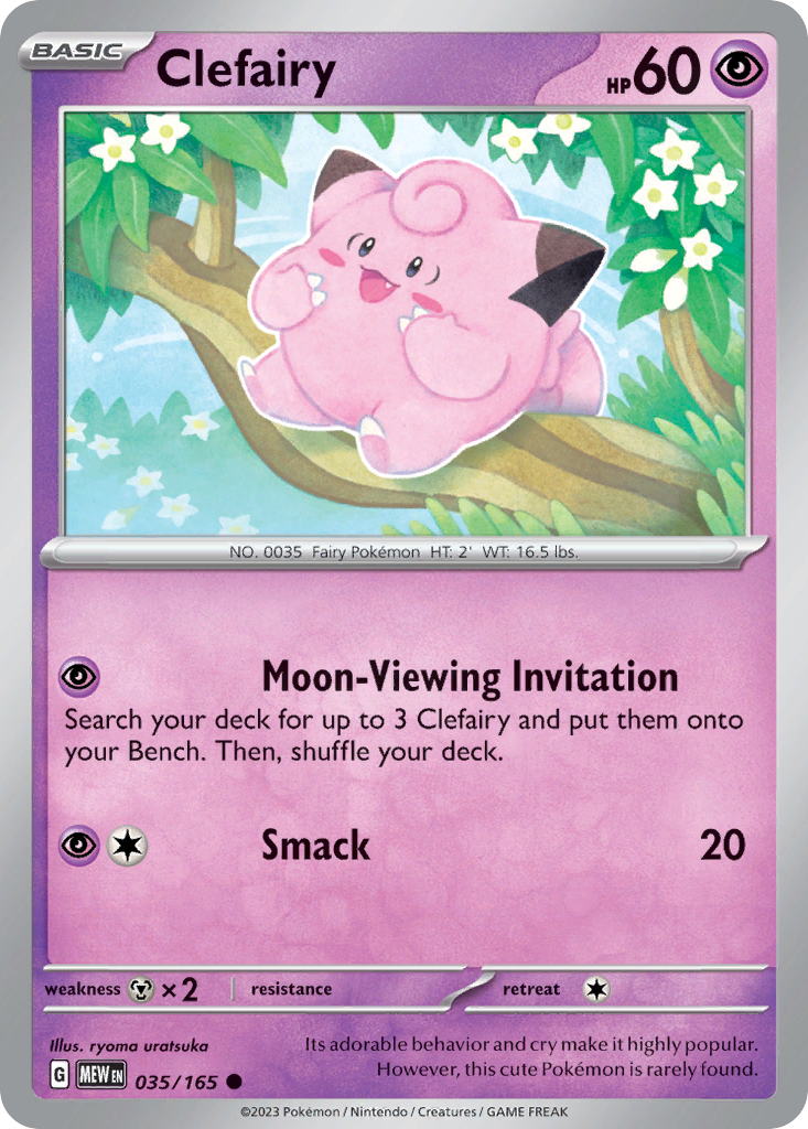 151 Set Clefairy #35/165 –