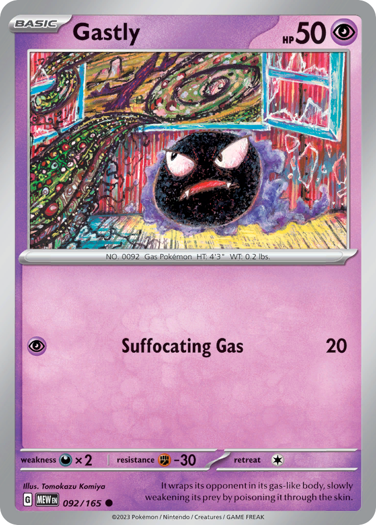 shiny gastly pokemon card 151 Set #92/165 – SLAB CONDITION:NM (9.5) - VERY MINOR SHELF-WEAR mana All cards will be Leafeon - SWSH191