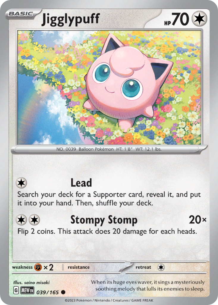 151 Set Jigglypuff #39/165 – Kaartenverzamelen.nl