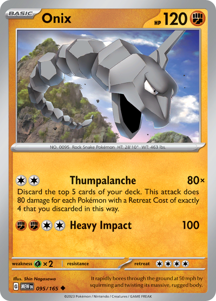 151 Set Onix #95/165