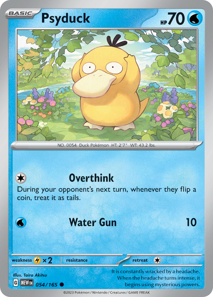 151 Set Psyduck #54/165