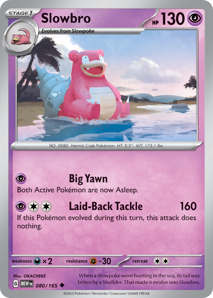 151 Set Slowbro #80/165