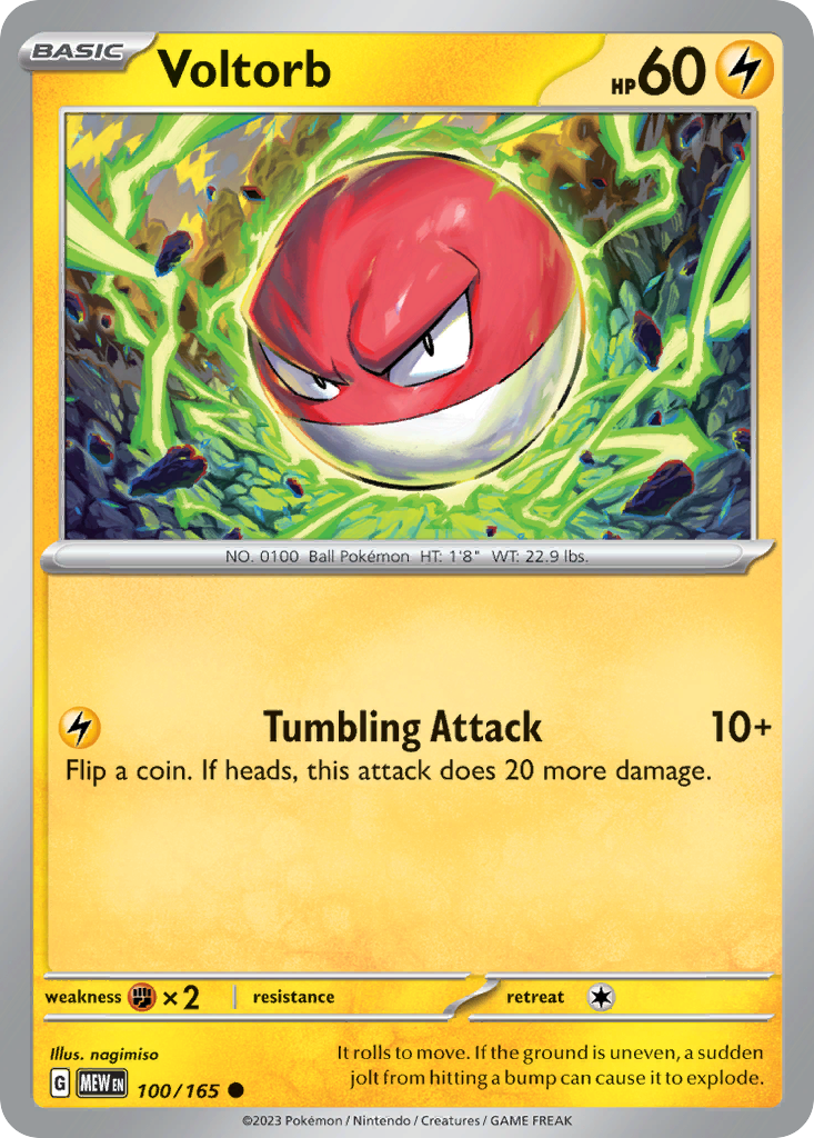 151 Set Voltorb #100/165