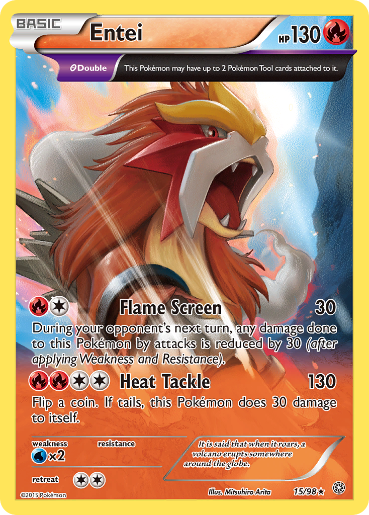 entei pokemon card holo (Holo) - 028/190 [Water] x2 Retreat Cost Pokemon Entei 34 Black Star