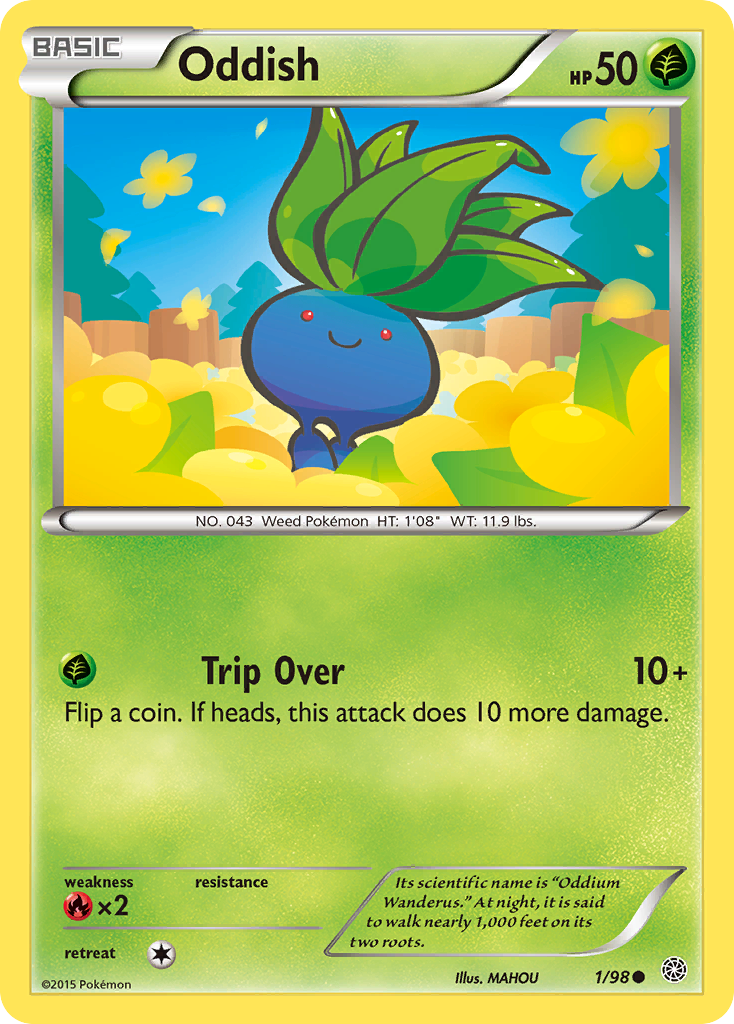 Ancient Origins Oddish #1/98