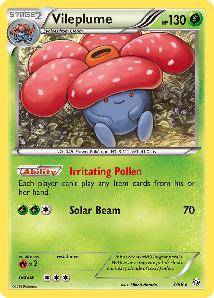 Ancient Origins Vileplume #3/98