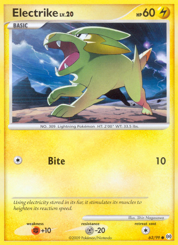 Arceus Set Electrike #63/99