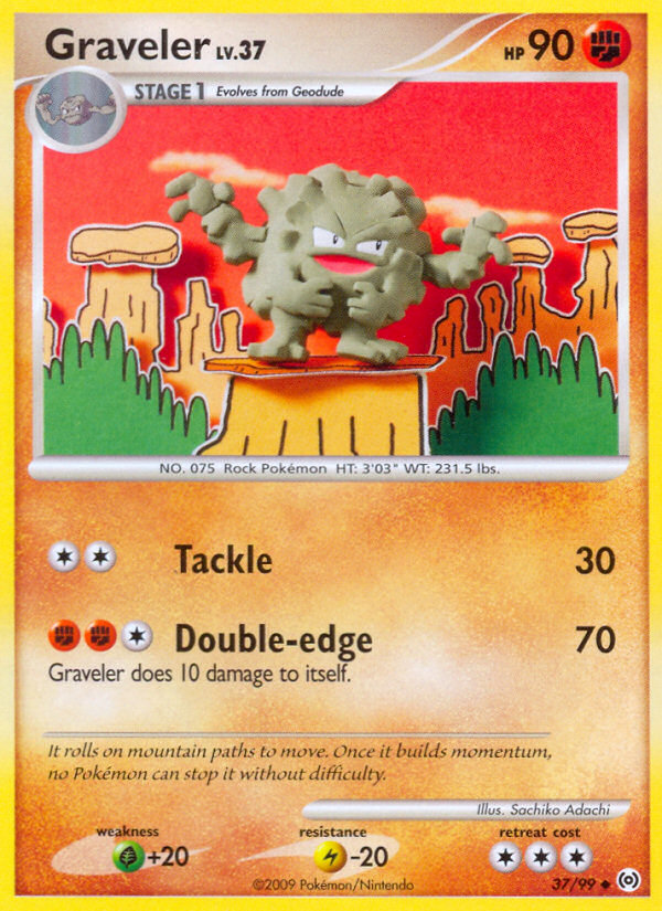 Arceus Set Graveler #37/99
