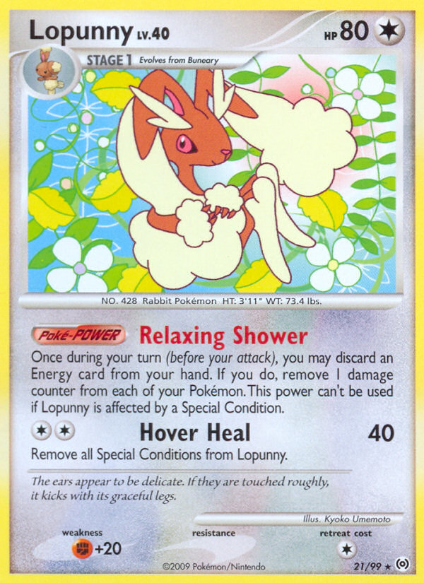 Arceus Set Lopunny #21/99