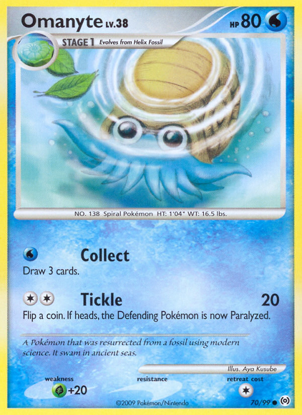 Arceus Set Omanyte #70/99
