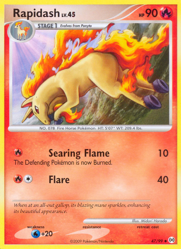 Arceus Set Rapidash #47/99
