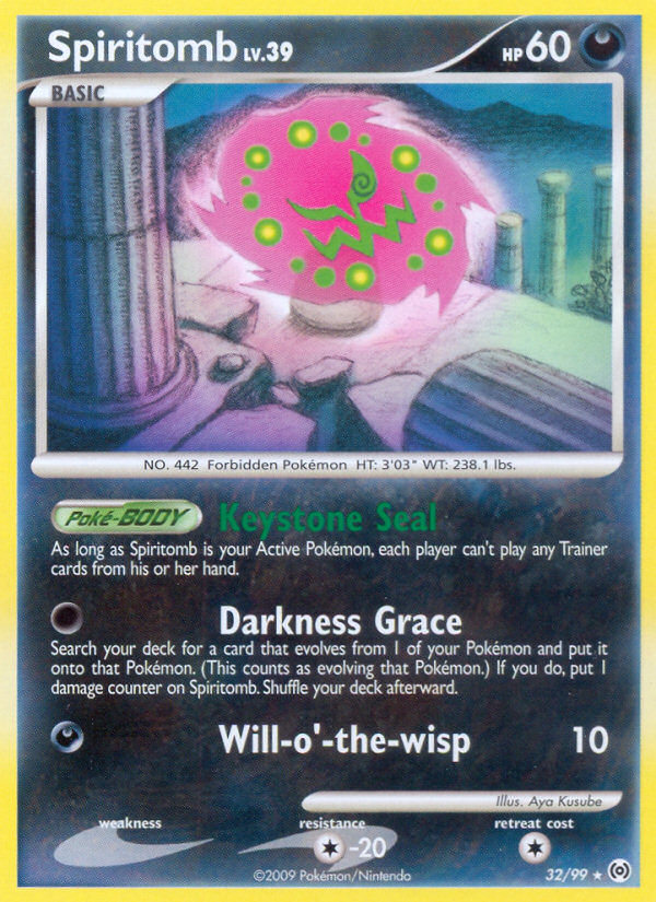 Arceus Set Spiritomb #32/99