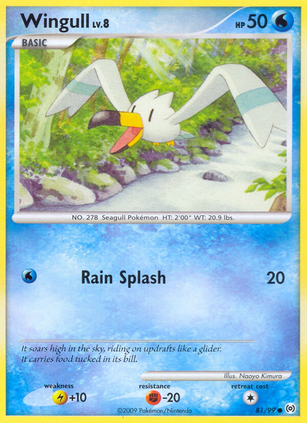 Arceus Set Wingull #81/99