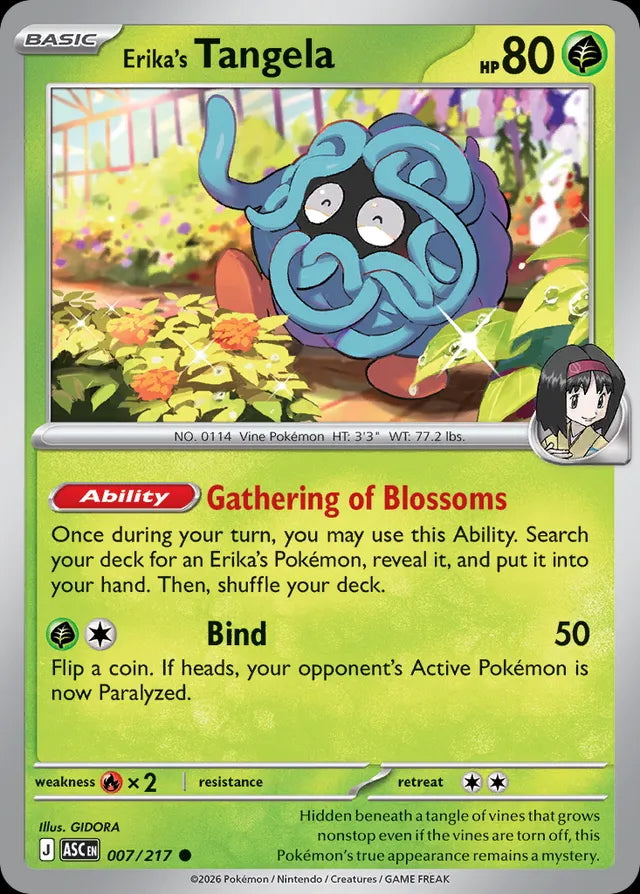 Ascended Heroes Erika’s Tangela #007/217
