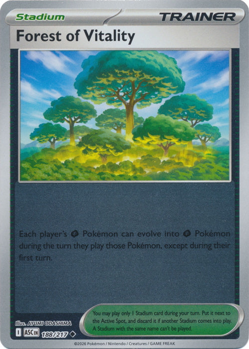 Ascended Heroes Forest of Vitality #188/217 Reverse Holo