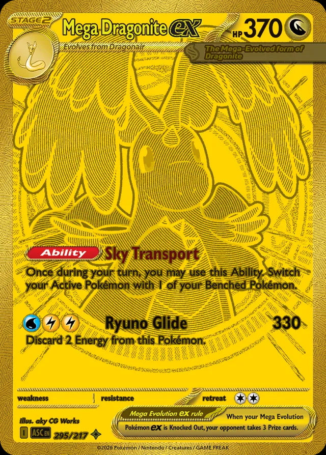 Ascended Heroes Mega Dragonite ex #295/217 – Kaartenverzamelen.nl
