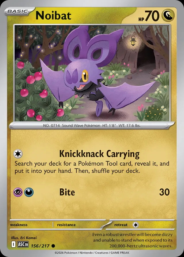 Ascended Heroes Noibat #156/217