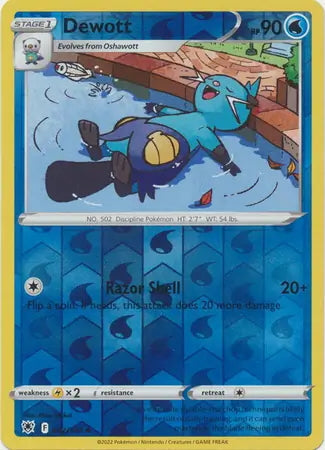 Astral Radiance Dewott #42/189 reverse holo