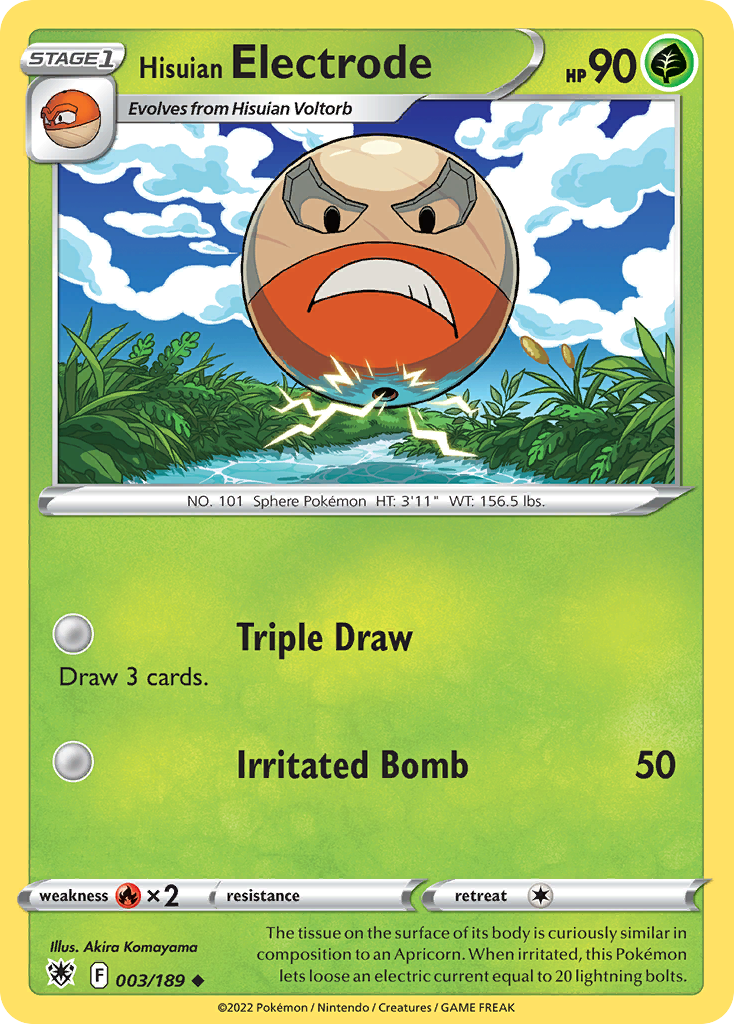 Astral Radiance Holo Hisuian Electrode #3/189
