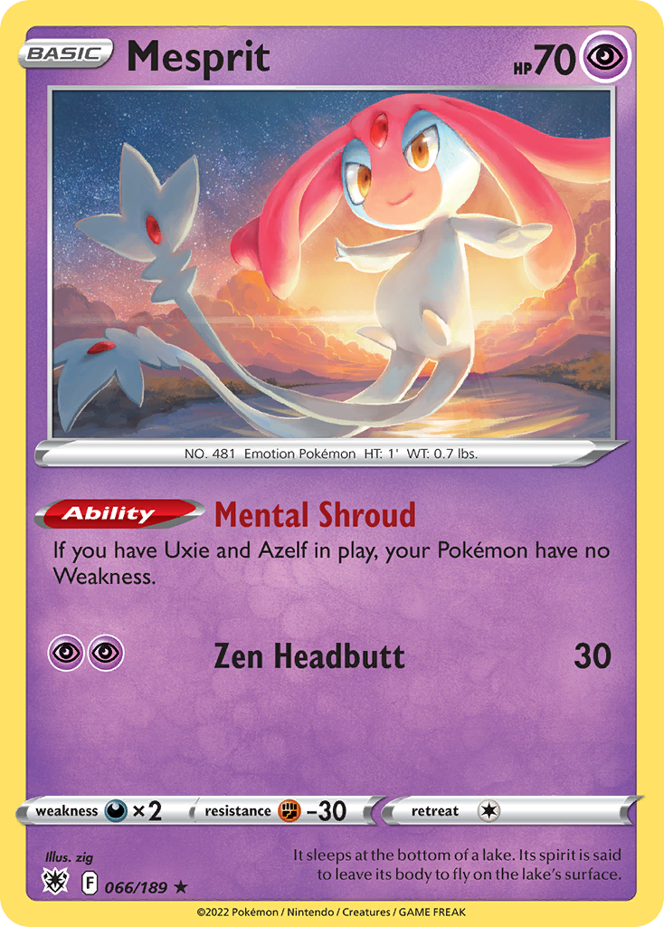 Astral Radiance Holo Mesprit #66/189