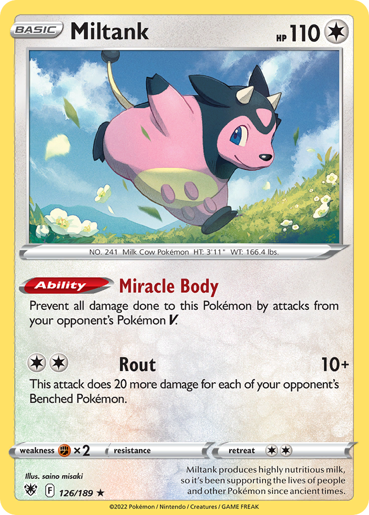 Astral Radiance Holo Miltank #126/189