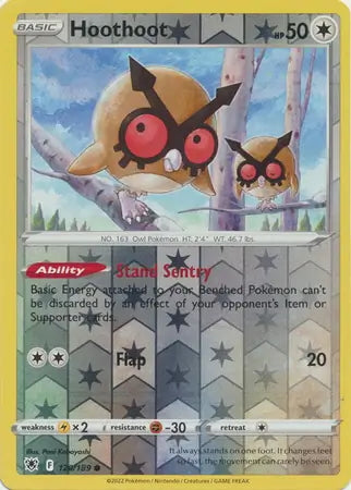 Astral Radiance Hoothoot #120/189 reverse holo