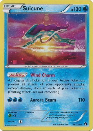 BREAKpoint Galaxy Holo Suicune #30/122