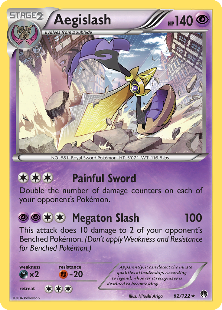 BREAKpoint Holo Aegislash #62/122