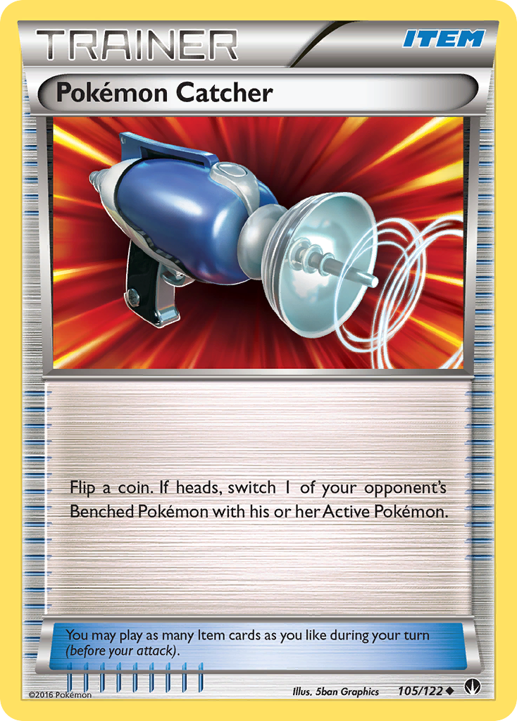 pokemon breakpoint cards BREAKpoint Pokémon Catcher #105/122 – Kaartenverzamelen.nl