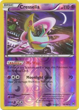 BREAKthrough Cresselia #70/162 reverse holo