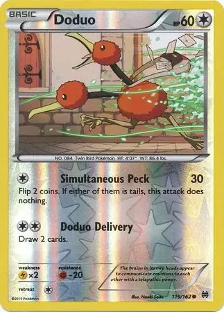 BREAKthrough Doduo #115/162 reverse holo