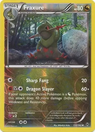 BREAKthrough Fraxure #110/162 reverse holo