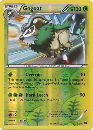 BREAKthrough Gogoat #17/162 reverse holo