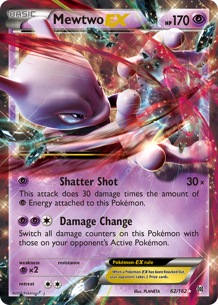 BREAKthrough Mewtwo EX #62/162