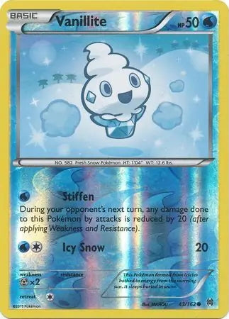 BREAKthrough Vanillite #43/162 reverse holo