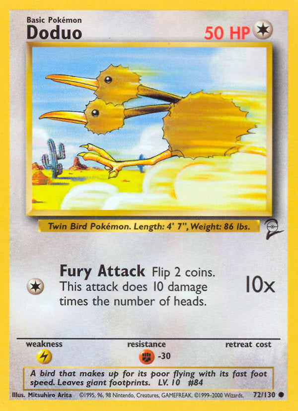 Base Set 2 Doduo #72/130