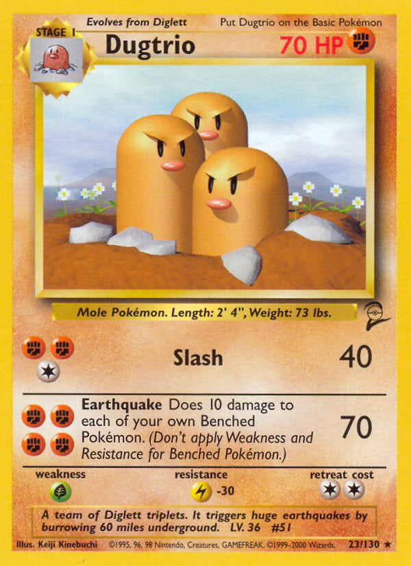 Base Set 2 Dugtrio #23/130
