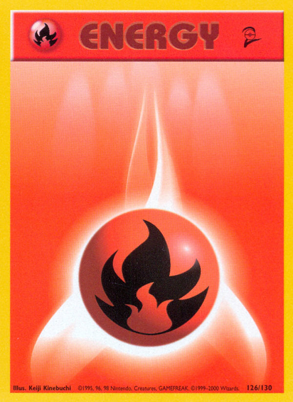 Base Set 2 Fire Energy #126