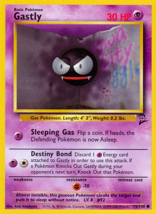 Base Set 2 Gastly #75/130