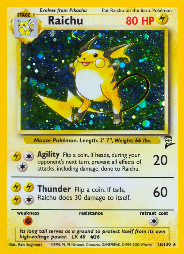 Base Set 2 Holo Raichu #16/130