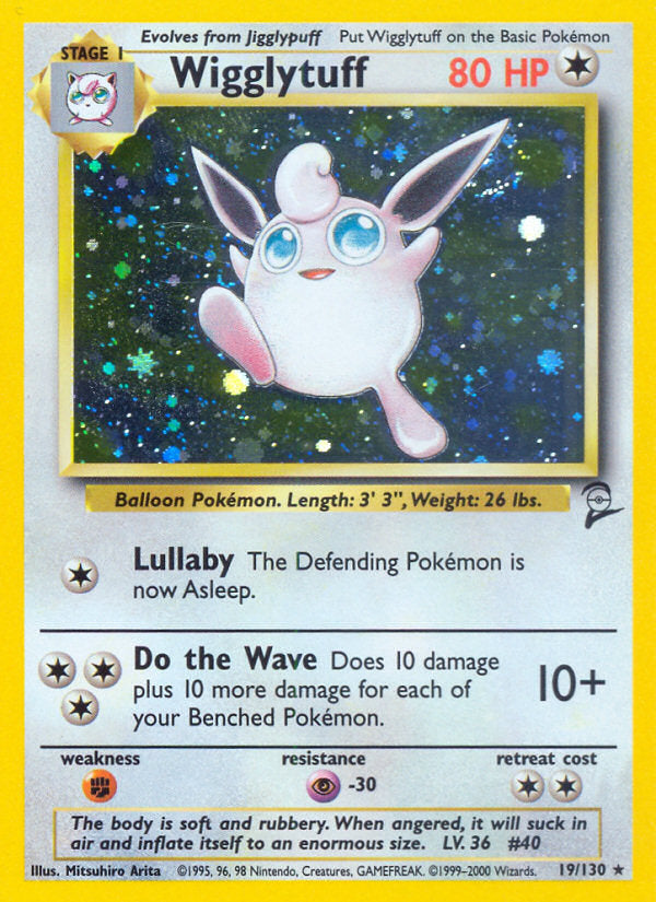 Base Set 2 Holo Wigglytuff #19/130