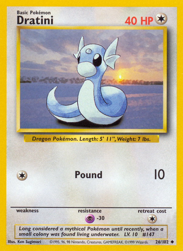 Base set Dratini #26/102 unlimited
