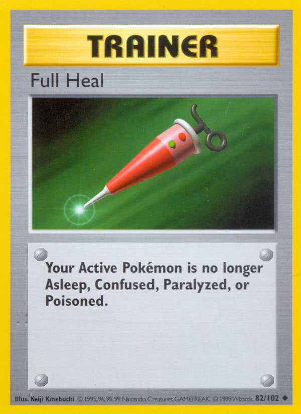 Base set Full Heal #82/102 shadowless
