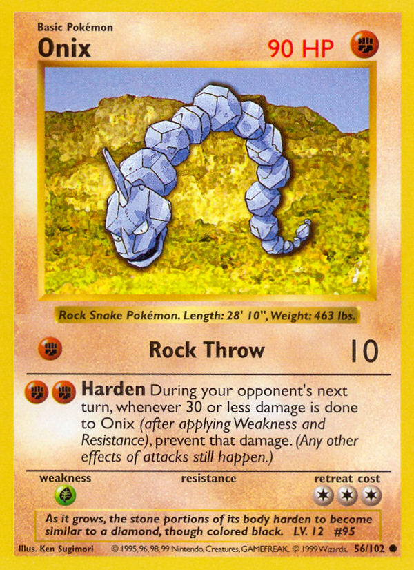 Base set Onix #56/102 shadowless