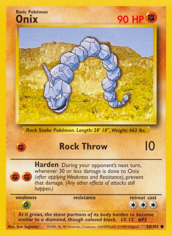 Base set Onix #56/102 unlimited