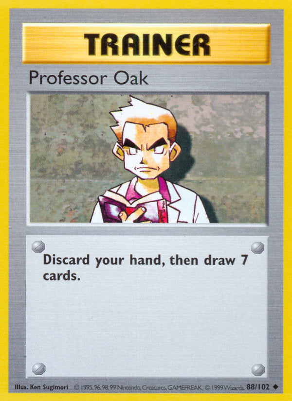 Base set Professor Oak #88/102 shadowless