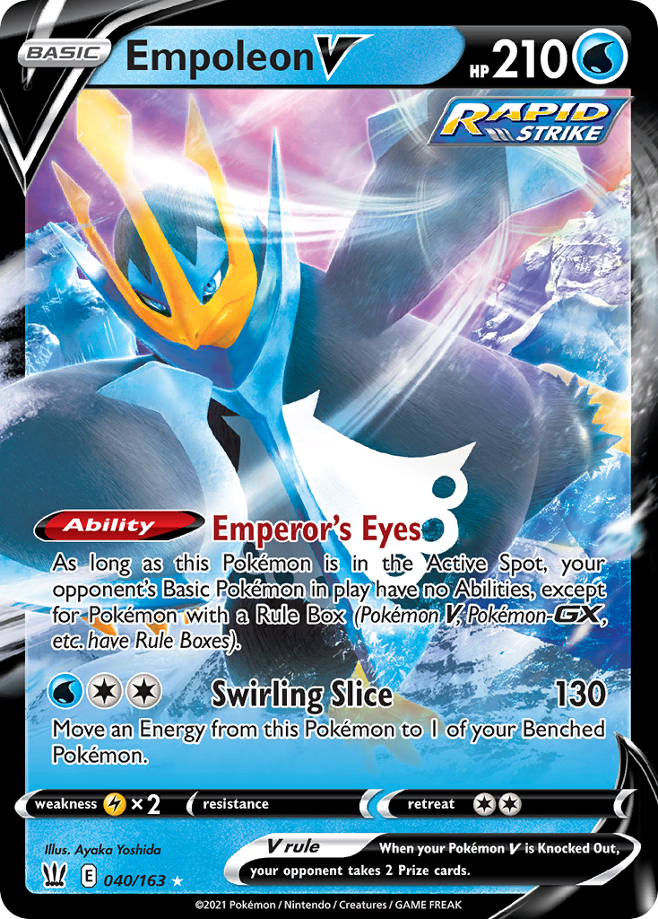 Battle Styles Empoleon V #40/163
