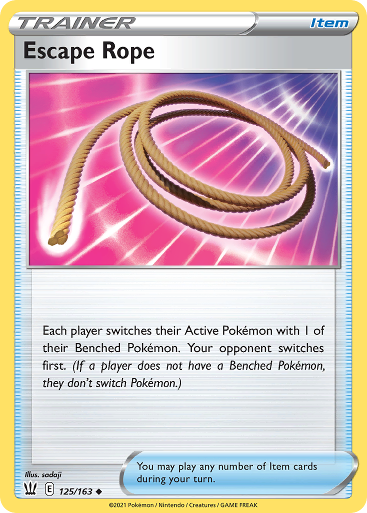 Battle Styles Escape Rope #125/163